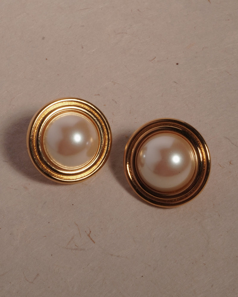 Vintage Monet Pearl Cabochon Buttons