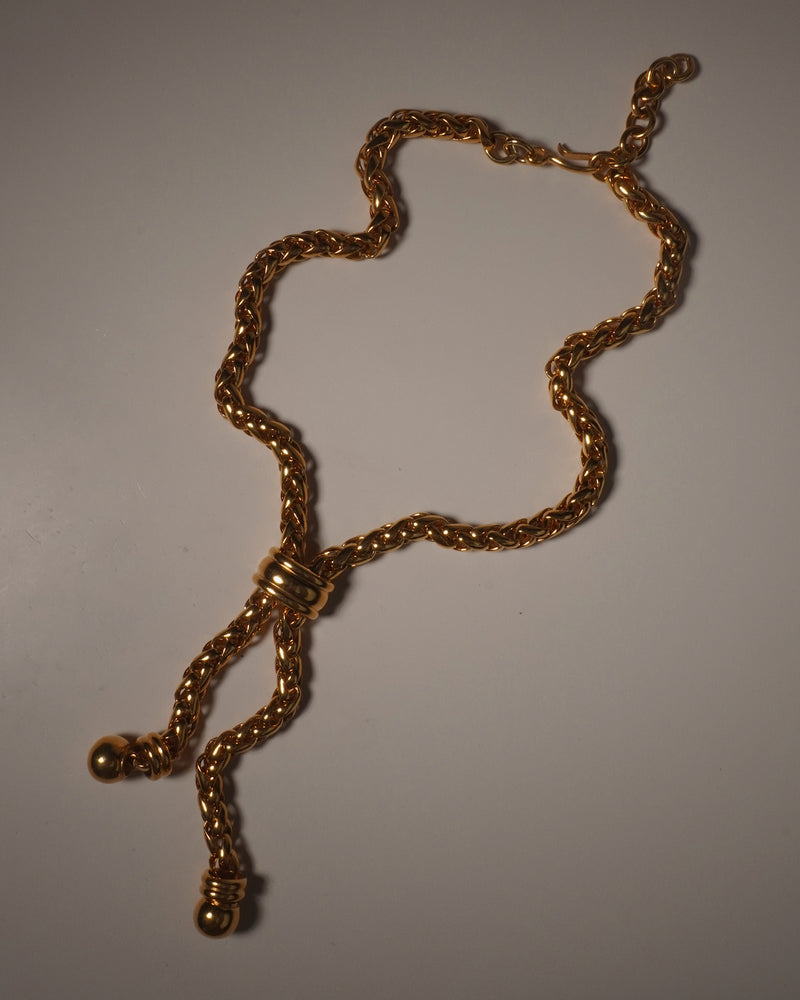 Vintage Monet Wheat Chain Lariat