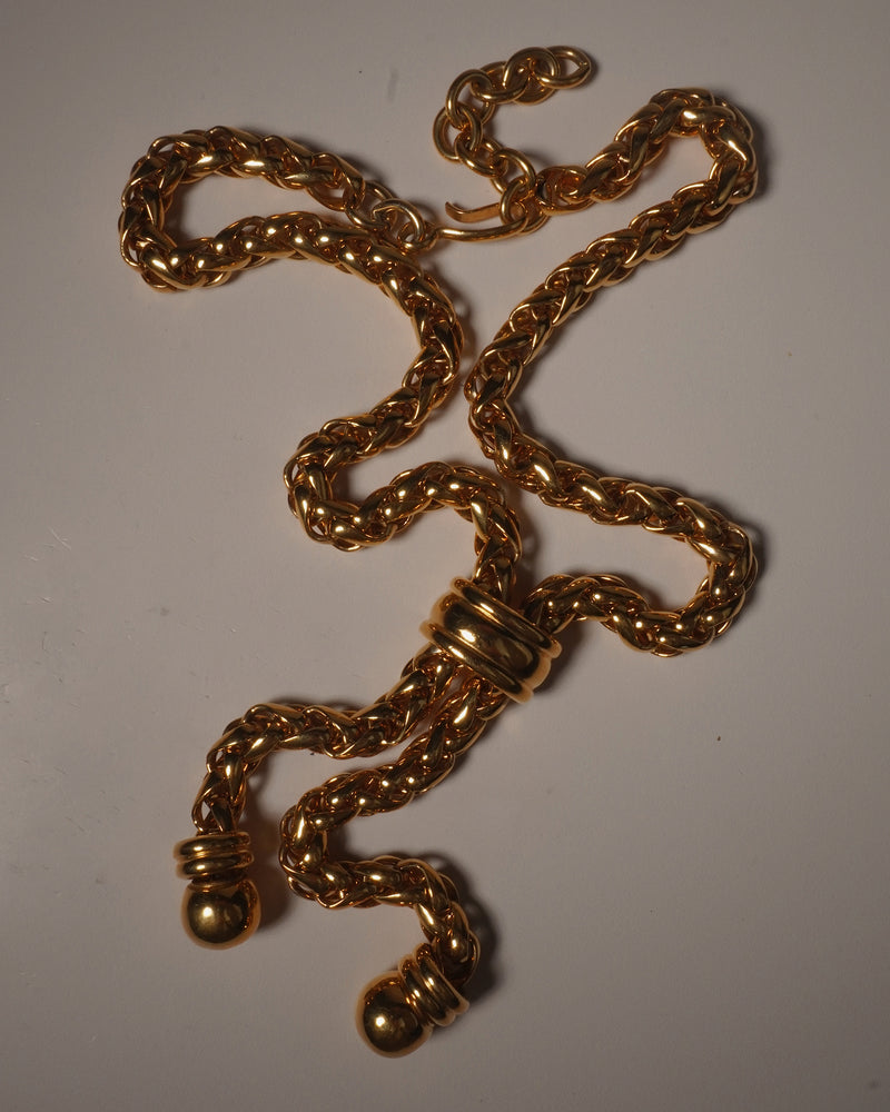 Vintage Monet Wheat Chain Lariat