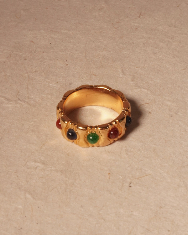 Vintage Multi-Colored Cab Ring