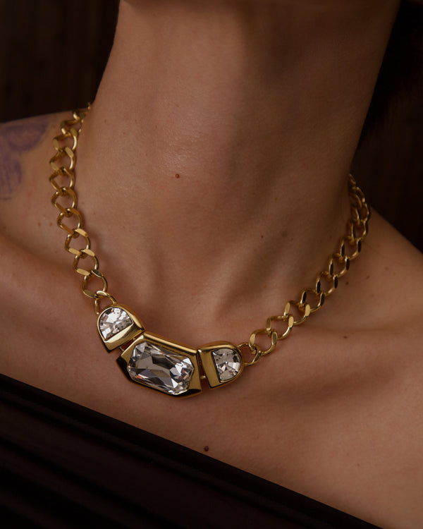 VINTAGE NAPIER CRYSTAL NIGHTLIGHTS NECKLACE