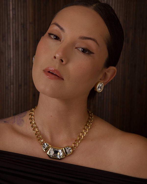 VINTAGE NAPIER CRYSTAL NIGHTLIGHTS NECKLACE