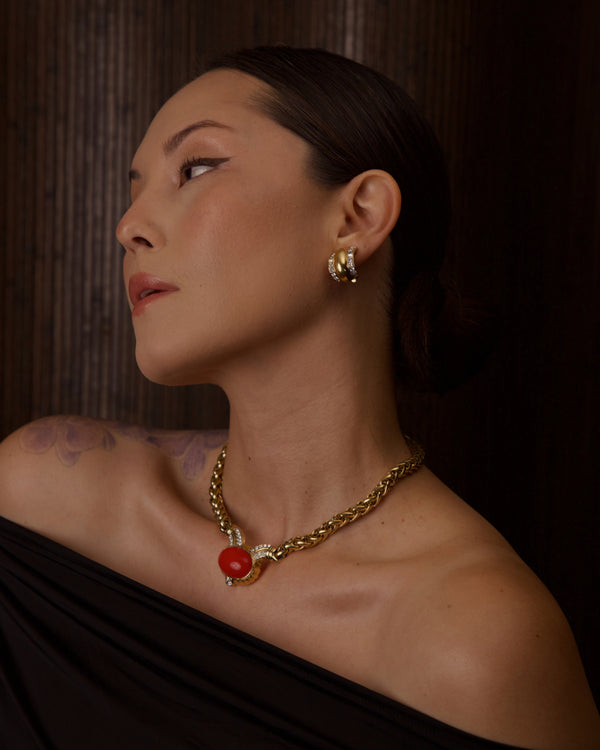 VINTAGE NINA RICCI RED CAB SET