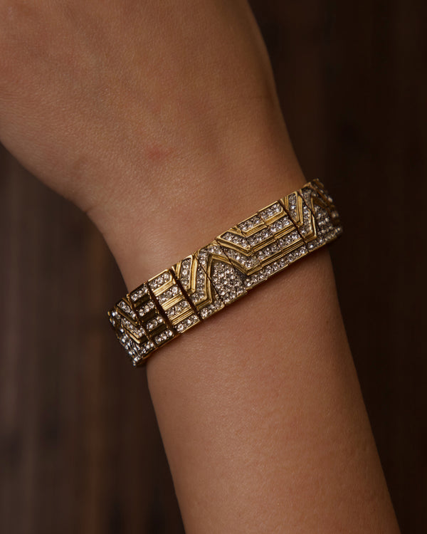 VINTAGE PAVÉ ART DECO PANEL BRACELET