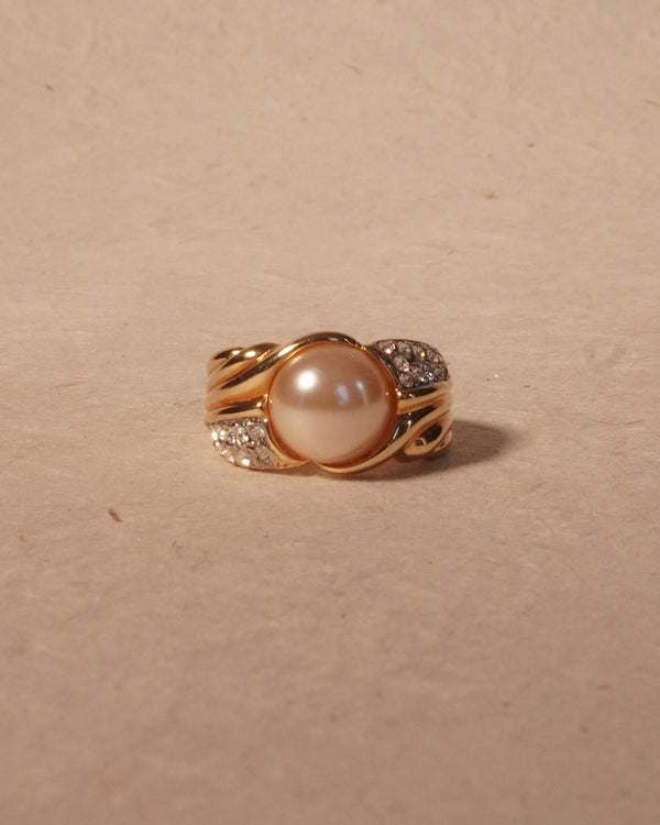 Vintage Pavé Pearl Band (Sz 7)