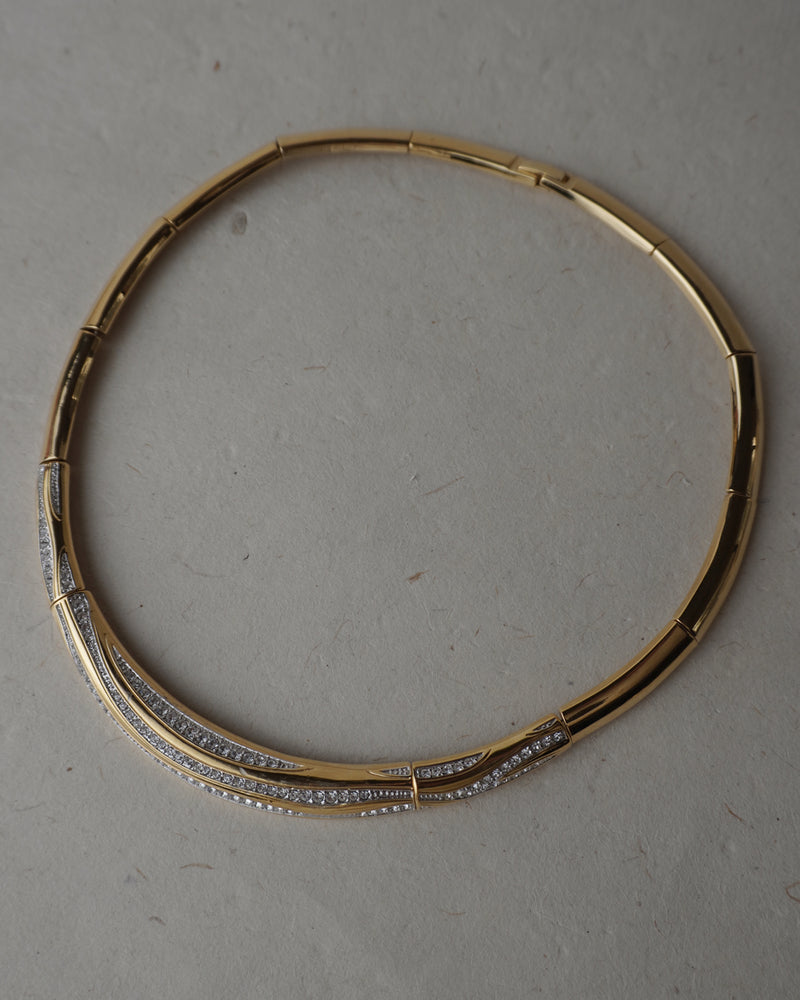 Vintage Pave Segmented Collar