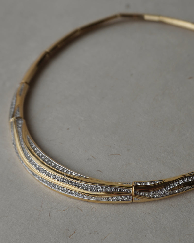 Vintage Pave Segmented Collar