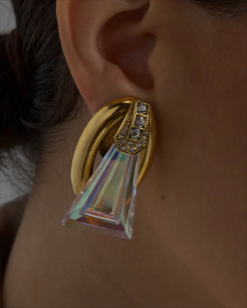 Vintage Prism Statement Earrings