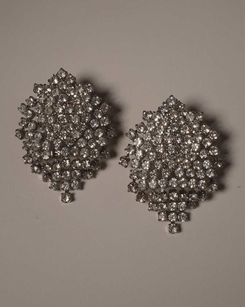 Vintage Rhinestone Waterfall Earrings