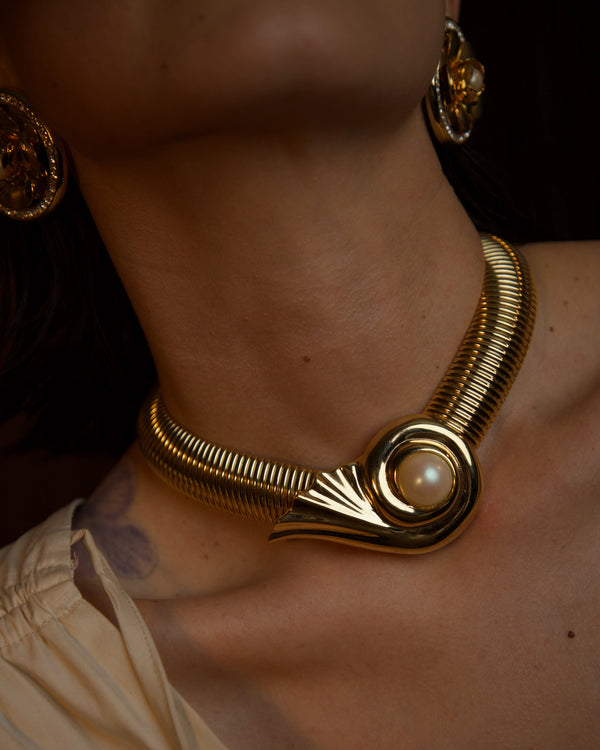 Vintage Richelieu Tubogas Pearl Necklace