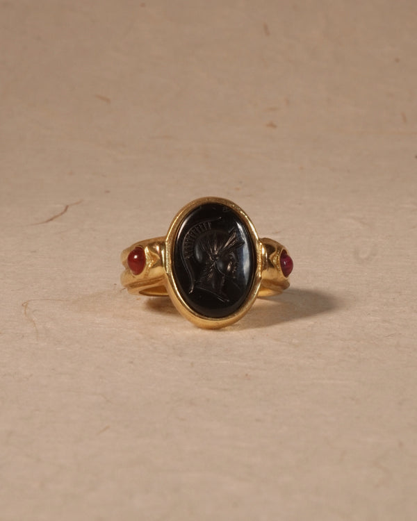 Vintage Roman Intaglio Ring (Sz 6)