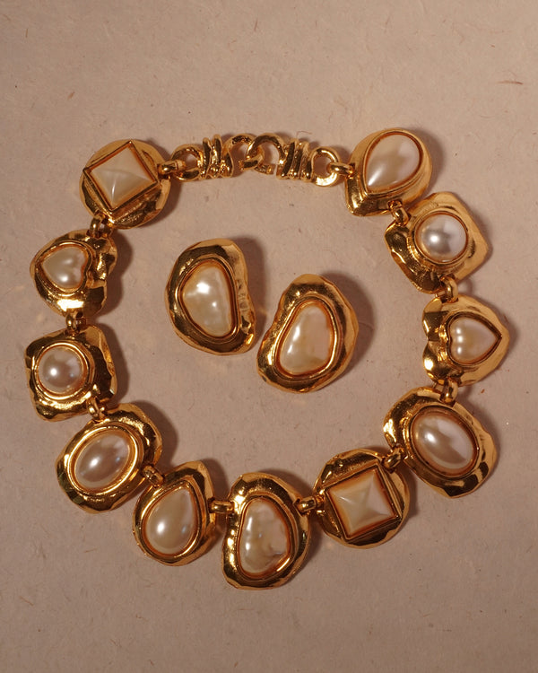 Vintage Rambaud Oversized Faux Pearl Set