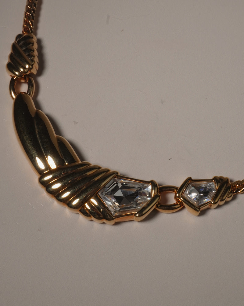 Vintage S.A.L. AD Crystal Necklace