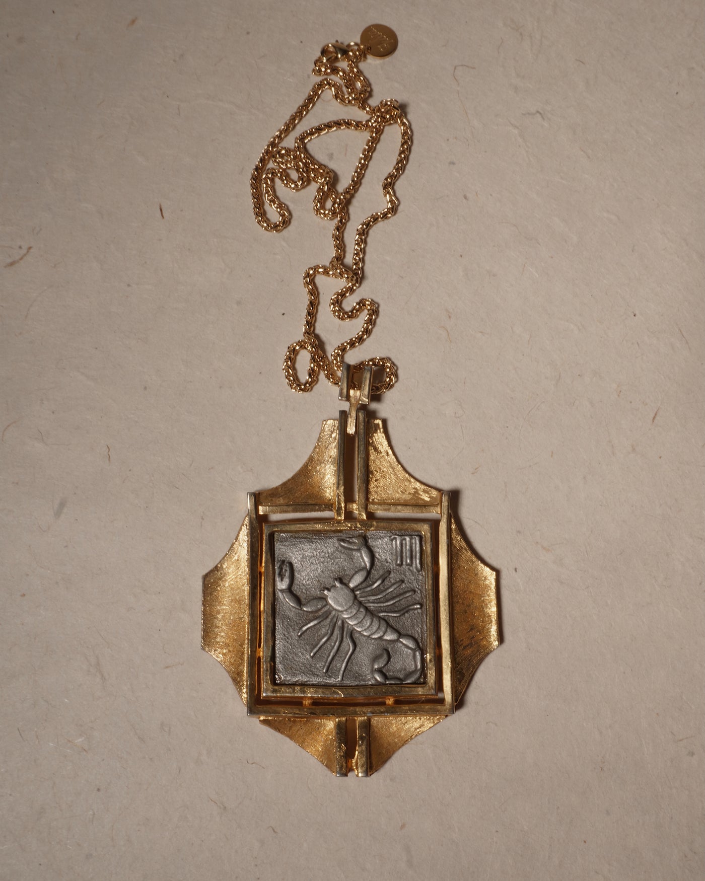 Vintage Scorpio Razza Pendant Necklace – Julia Vaughn