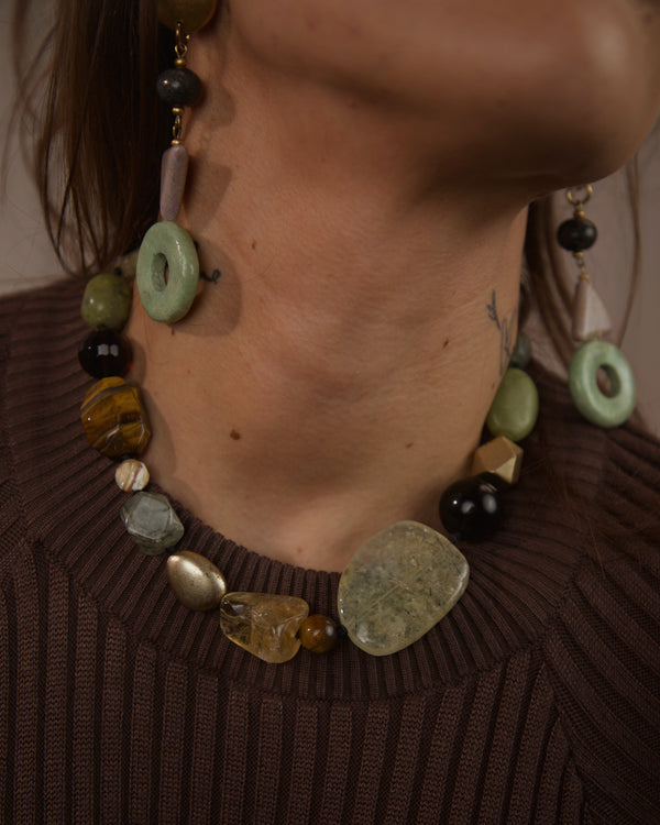 VINTAGE SIGRID OLSEN STONE NECKLACE