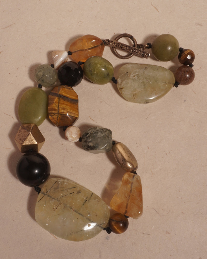 VINTAGE SIGRID OLSEN STONE NECKLACE