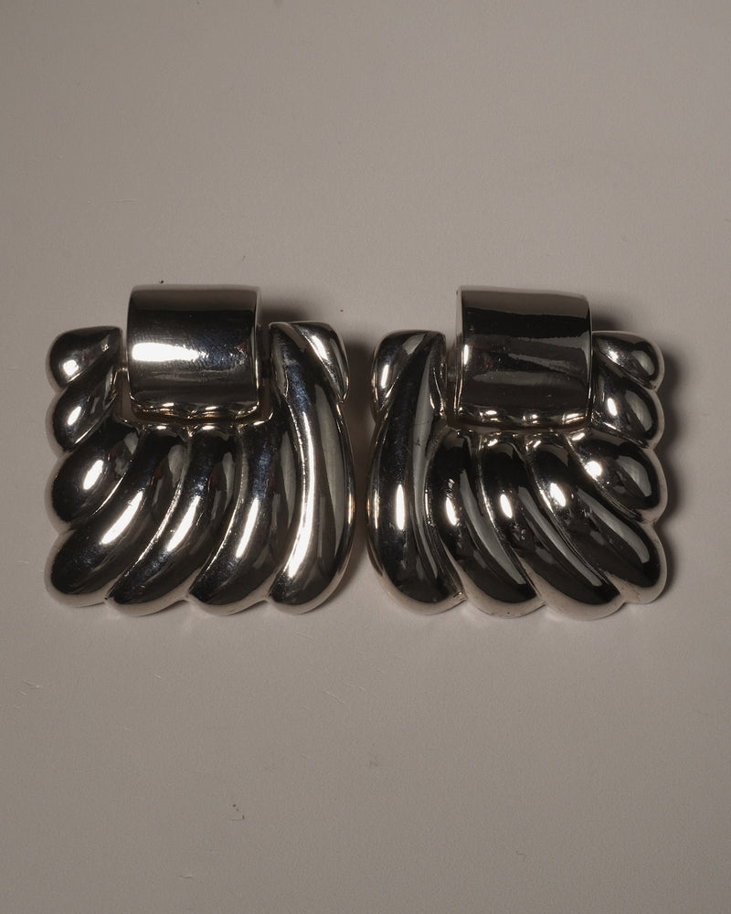 Vintage Silver Modernist Door Knockers