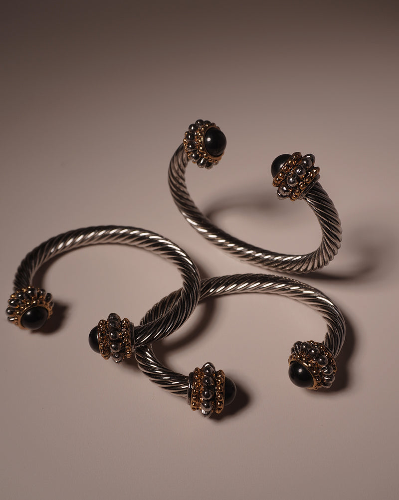 Vintage TT Black Cab Cable Bracelets