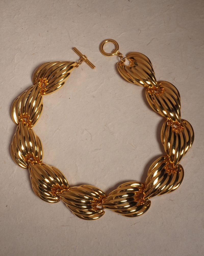 Vintage Tube Knot Statement Necklace