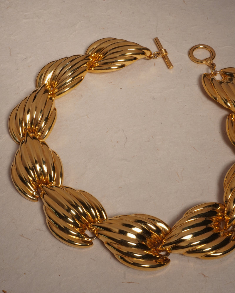 Vintage Tube Knot Statement Necklace