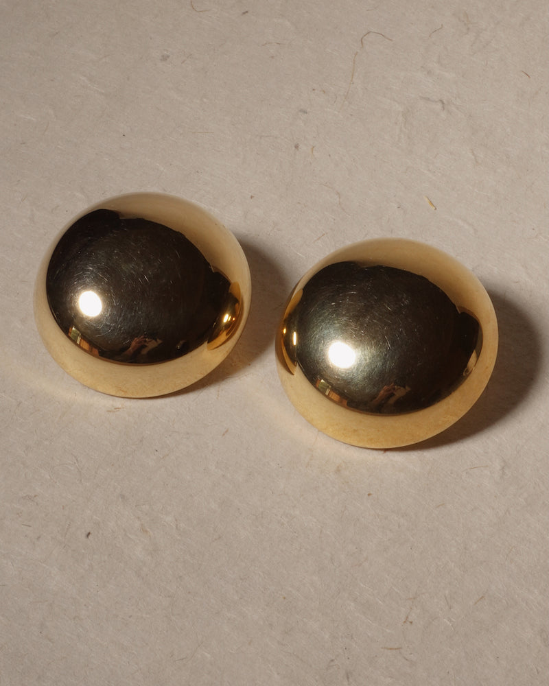 Vintage XL Gold Dome Clip Ons