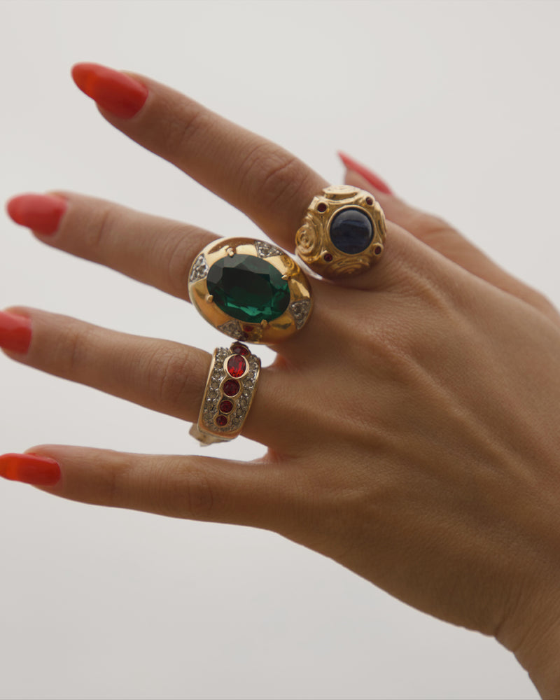 Vintage Arts Deco Emerald Ring