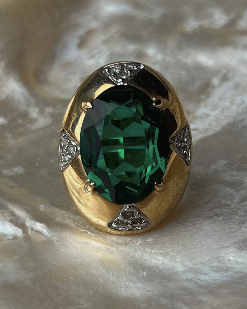 Vintage Arts Deco Emerald Ring