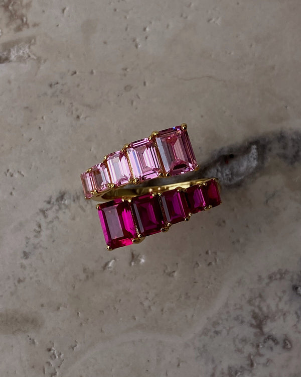 Avery Ring (Ruby/Pink)
