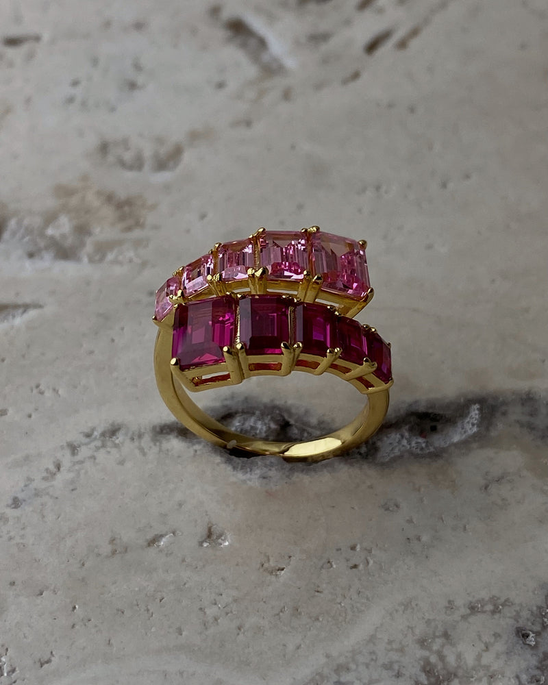 Avery Ring (Ruby/Pink)