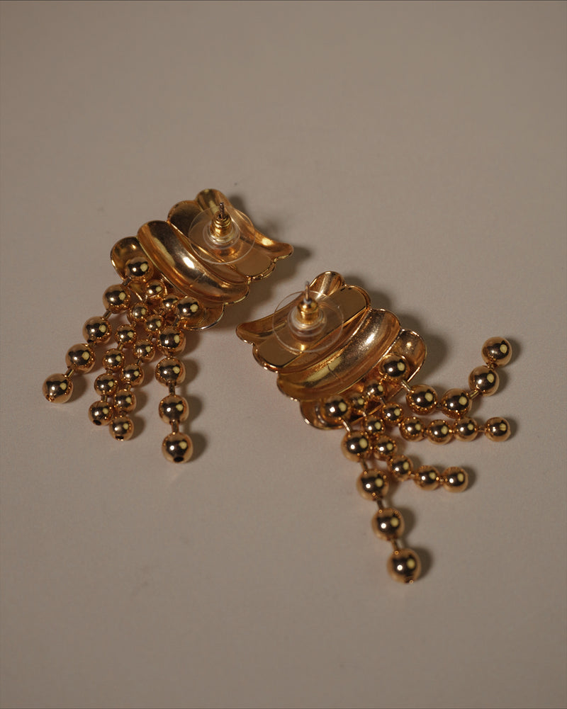 Vintage Ball Chain Drop Earrings