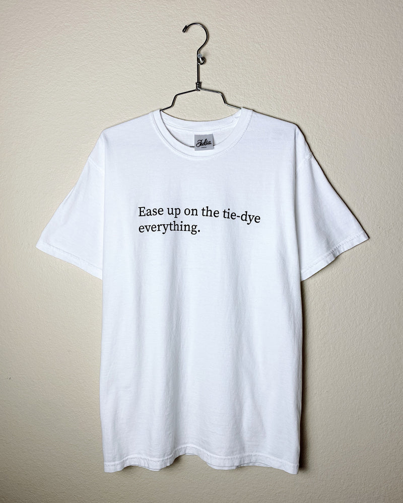 Ease Up Tee - White