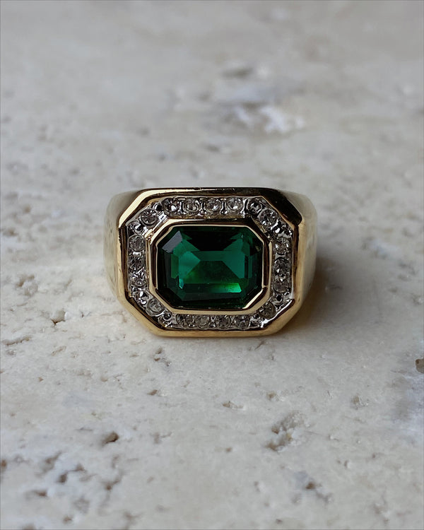 Vintage Emerald Set Ring