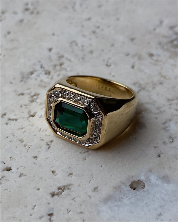 Vintage Emerald Set Ring