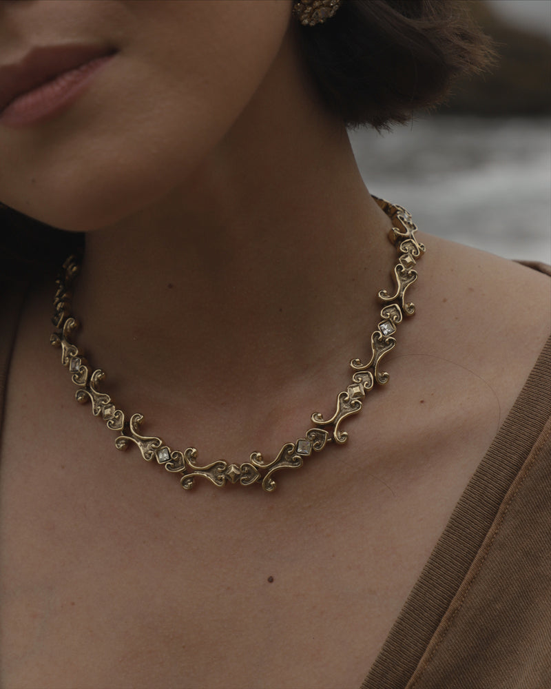 Vintage Gilded Gold Necklace