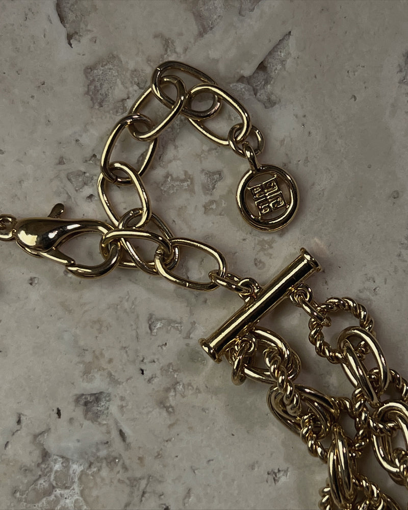 Vintage Givenchy Rope Link Necklace