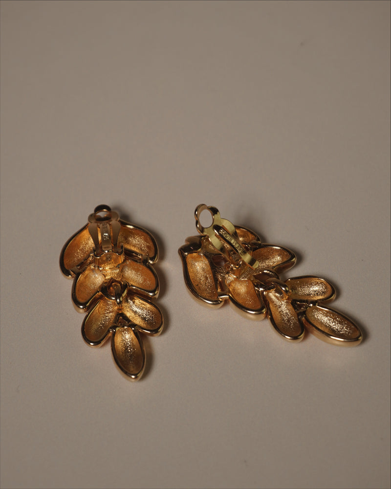 Vintage Leaf Drop Earrings
