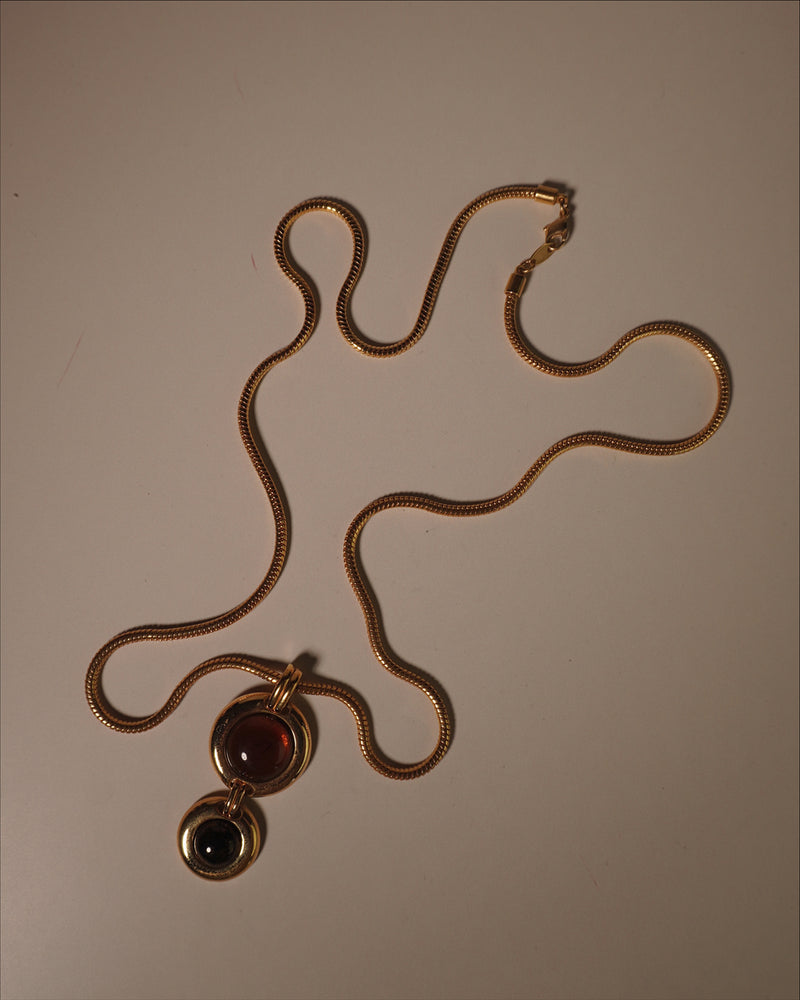 Vintage Modernist Cabochon Necklace