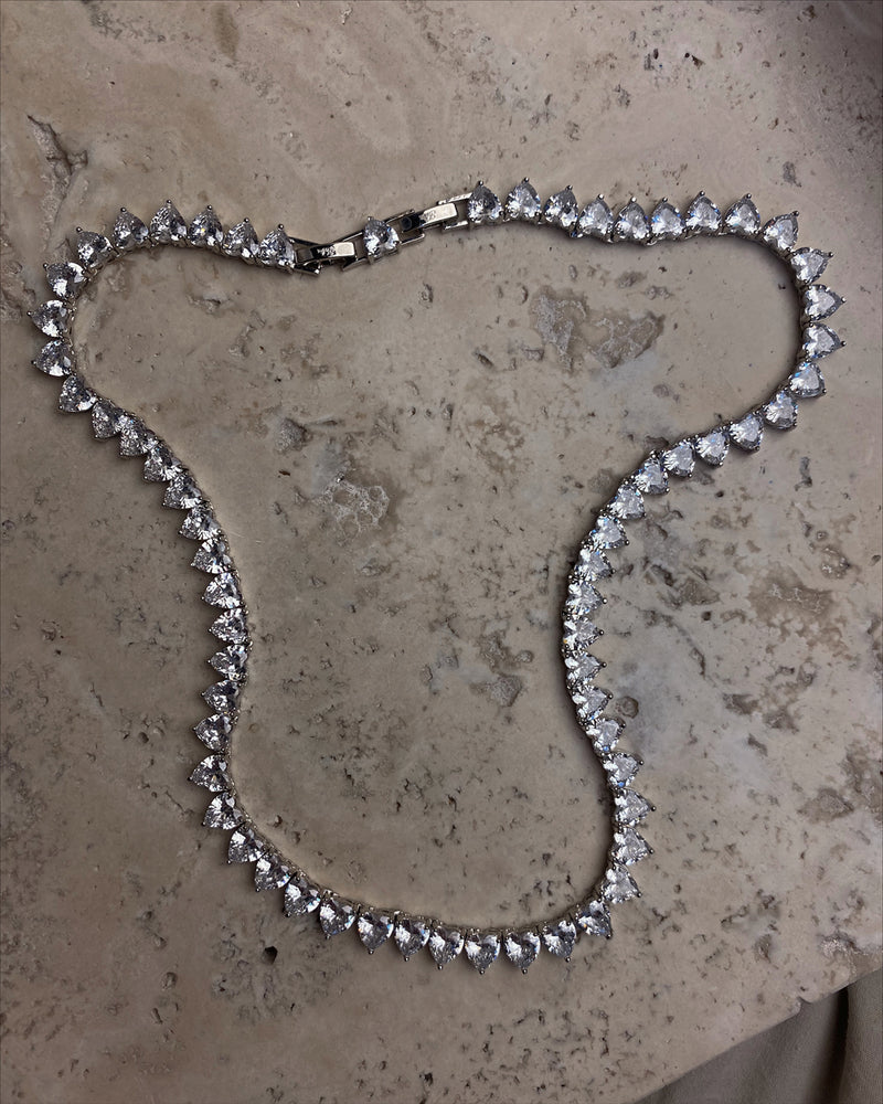 Moi Heart Necklace (White)