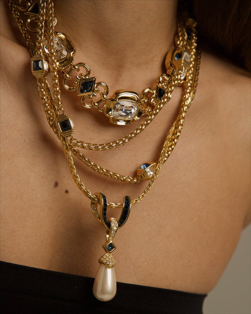 Vintage NM Pearl Drop Necklace
