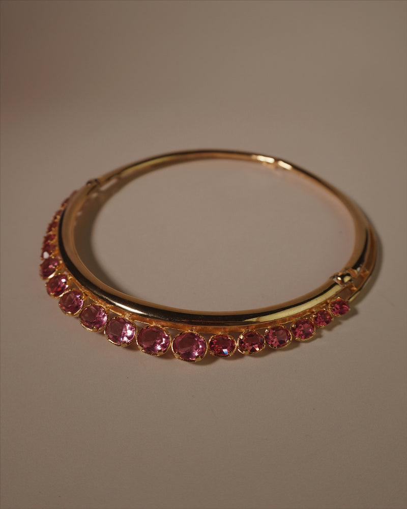 Vintage Pink Rhinestone Collar7