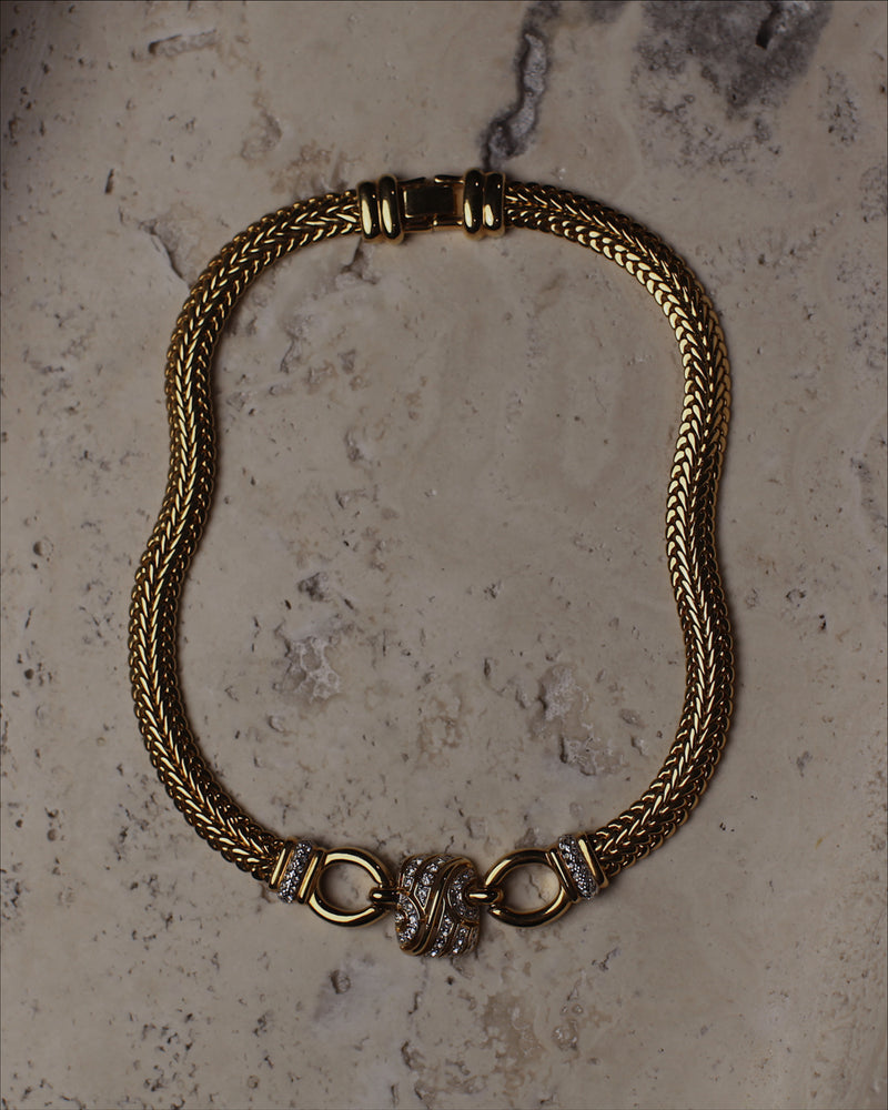 Vintage Pave Flat Chain