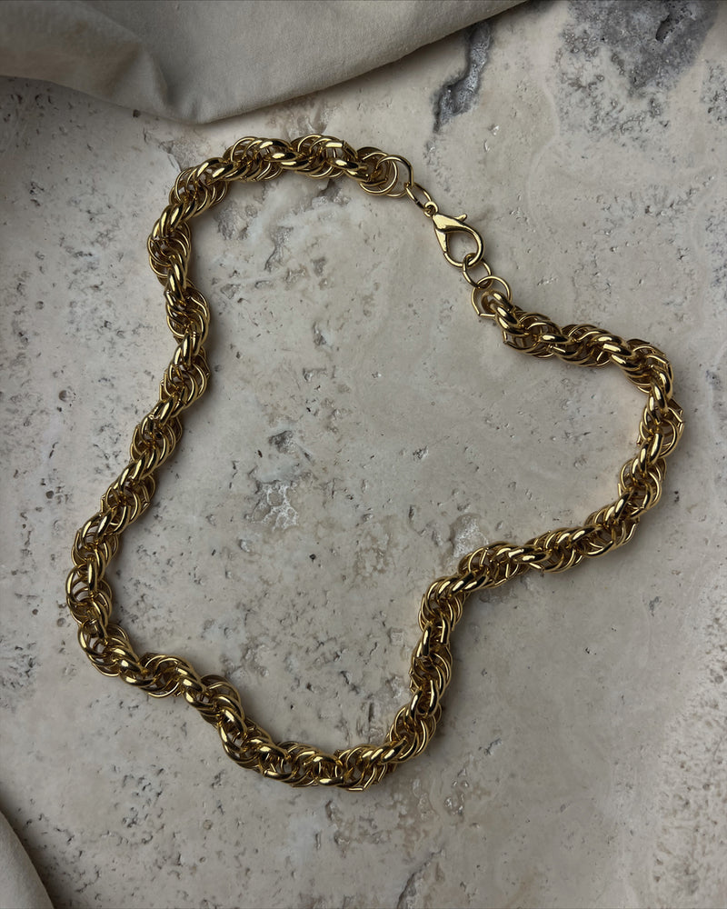 Vintage Rope Chain Necklace