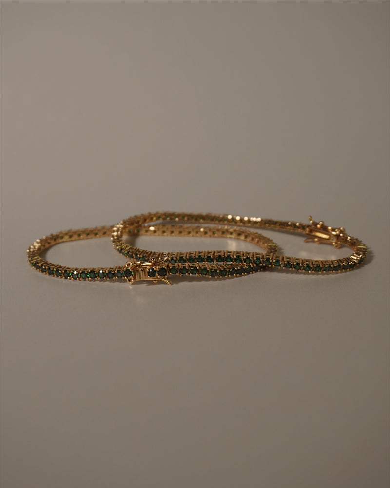 Serena Tennis Bracelet (Emerald)