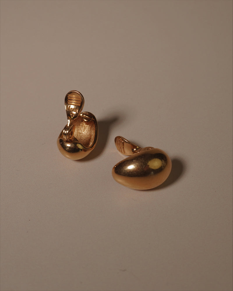 Vintage Small Gold Dome Drops