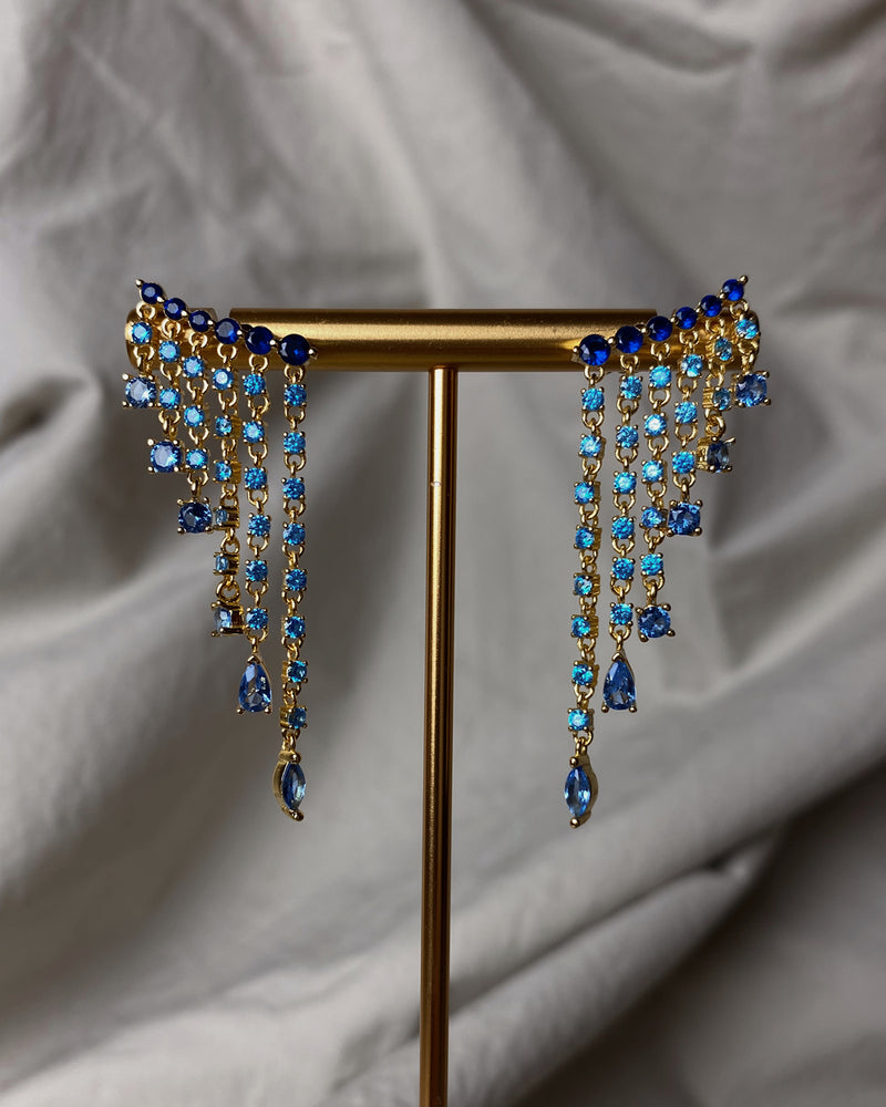 Tanya Earrings (Blue)