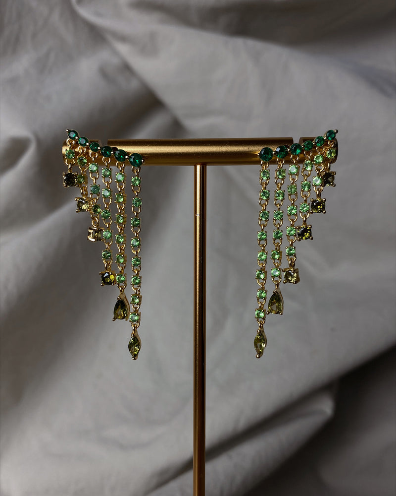 Tanya Earrings (Green)
