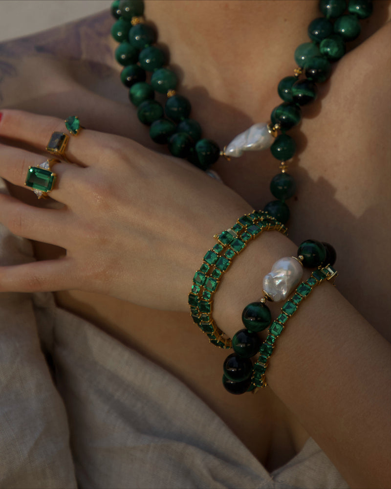 Winslet Riviere Bracelet Emerald